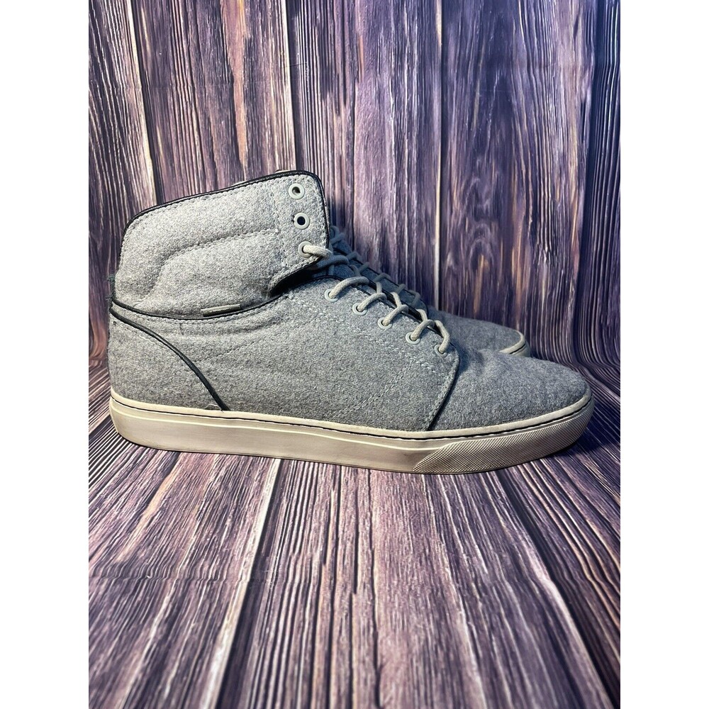 Vans OTW Collection High Top Skate Shoes Skateboarding Men Size 10.5 Gray Fleece